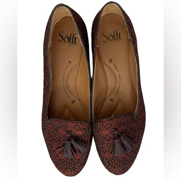 Sofft Floral Tassel Loafers - Picture 2 of 5